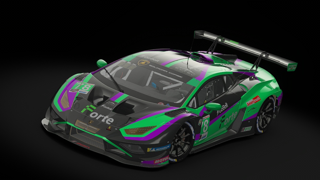 Lamborghini Huracán GT3 EVO2, skin TNP MDR #78 B.BEL - T15 Daytona
