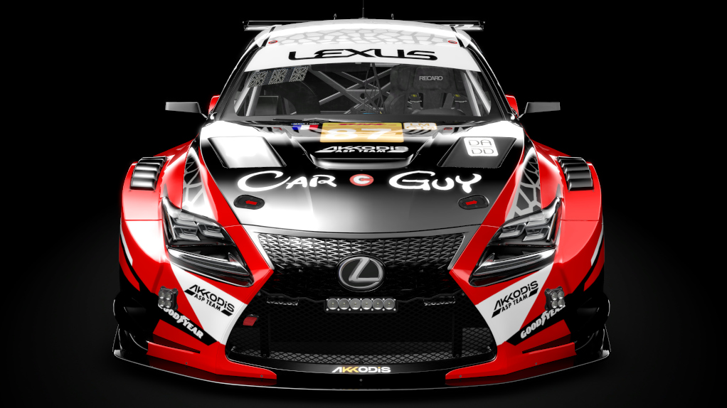 Lexus RC F GT3, skin WEC Akkodis ASP Lexus 87 2024