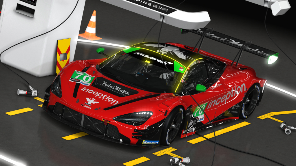 McLaren 720S GT3 EVO, skin 70 Inception Racing