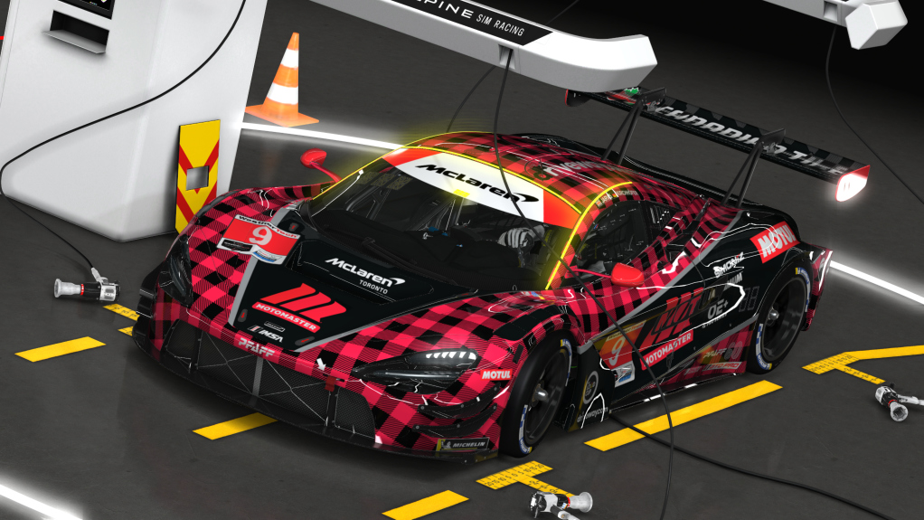 McLaren 720S GT3 EVO, skin 9 Pfaff Motorsport Canadian Tire