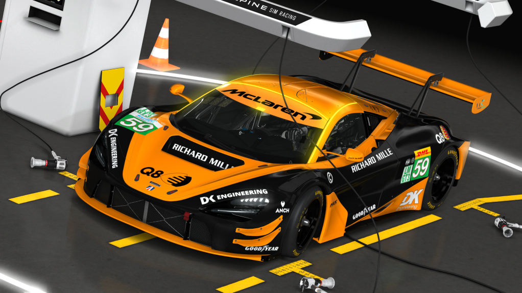 McLaren 720S GT3 EVO, skin WEC 2025 - UnitedAutosports #59