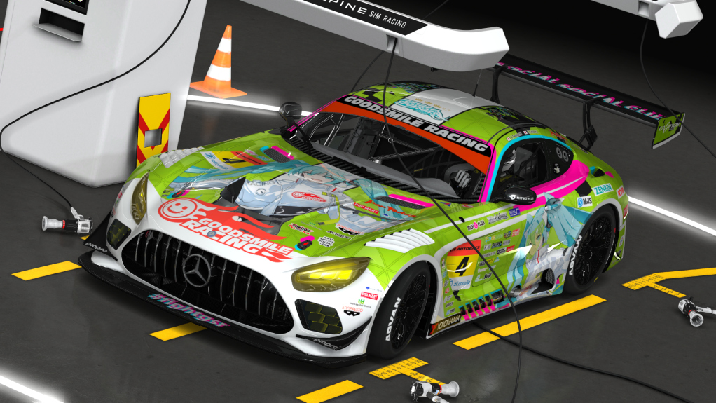 Mercedes-AMG GT3 EVO, skin 2022 Goodsmile Racing