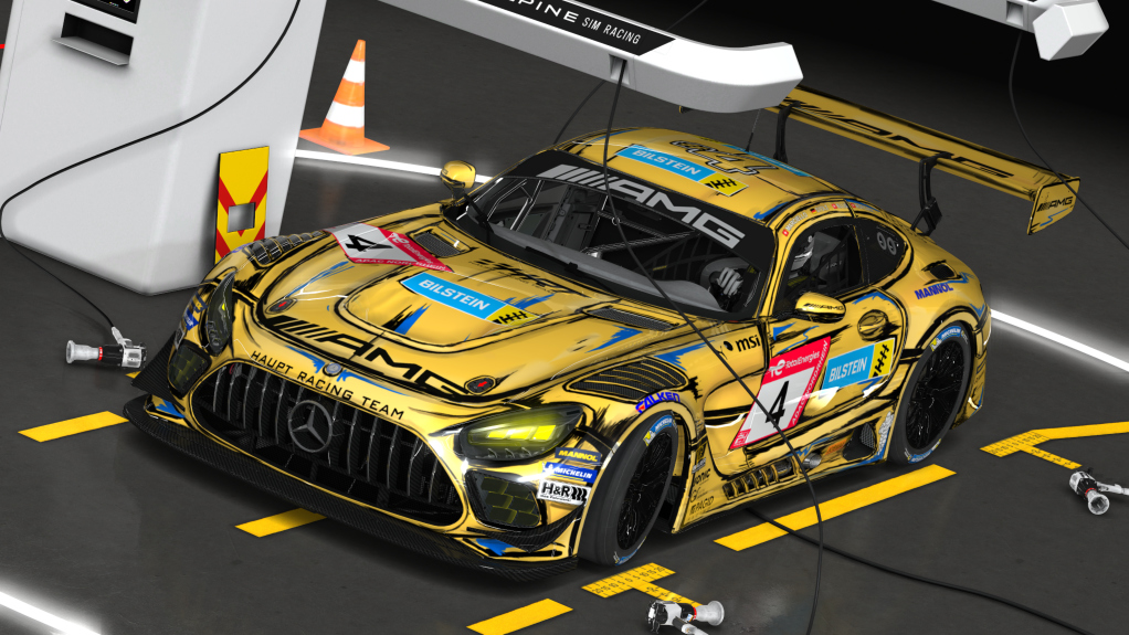 Mercedes-AMG GT3 EVO, skin 2023 AMG Team Bilstein #4 A