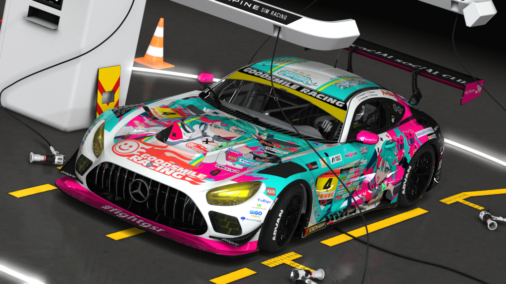 Mercedes-AMG GT3 EVO, skin 2025 Goodsmile Racing