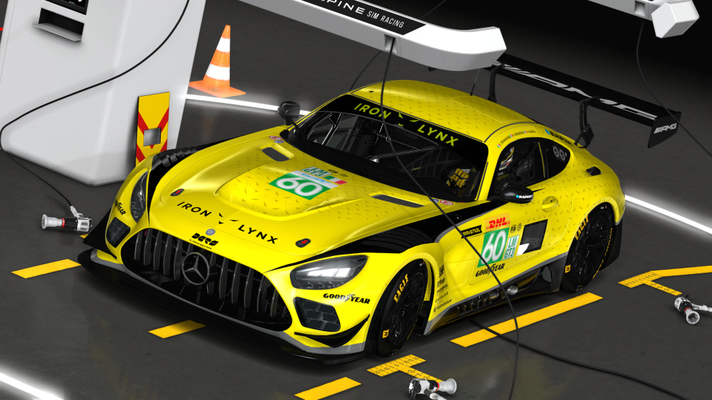 Mercedes-AMG GT3 EVO, skin 2025 WEC #60 Iron Lynx