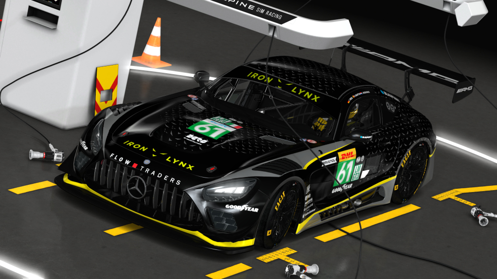 Mercedes-AMG GT3 EVO, skin 2025 WEC #61 Iron Lynx