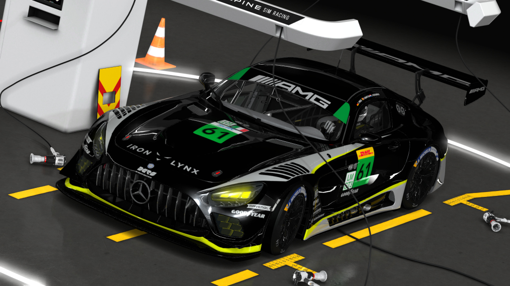 Mercedes-AMG GT3 EVO, skin 2025 WEC #61
