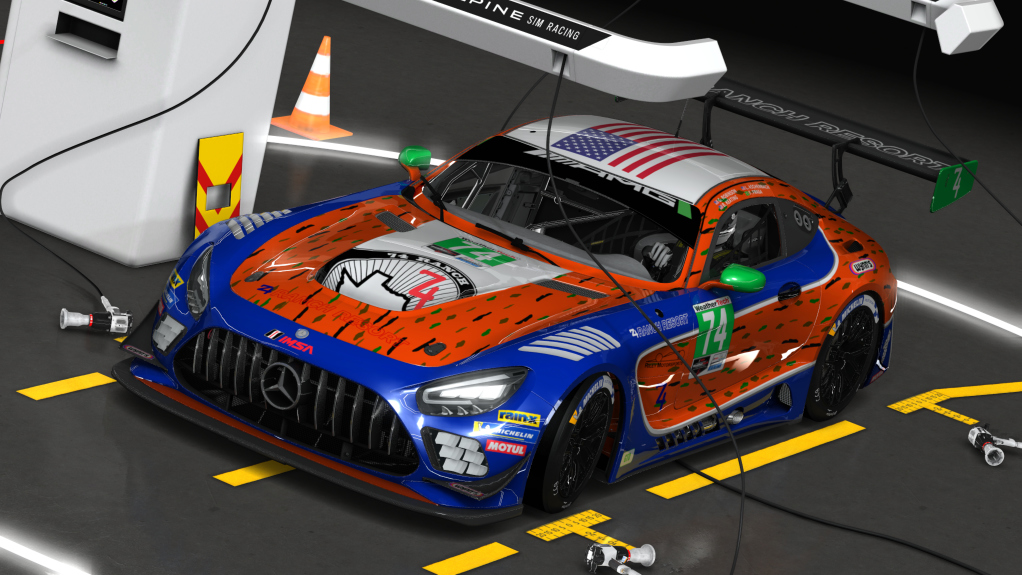 Mercedes-AMG GT3 EVO, skin 74 Riley Motorsports
