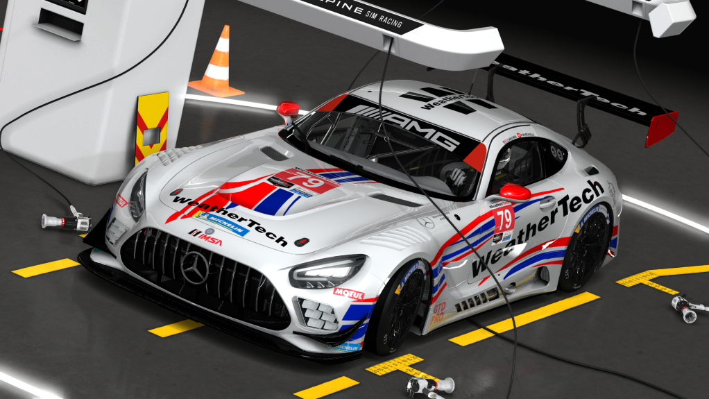 Mercedes-AMG GT3 EVO, skin 79 WeatherTech Proton