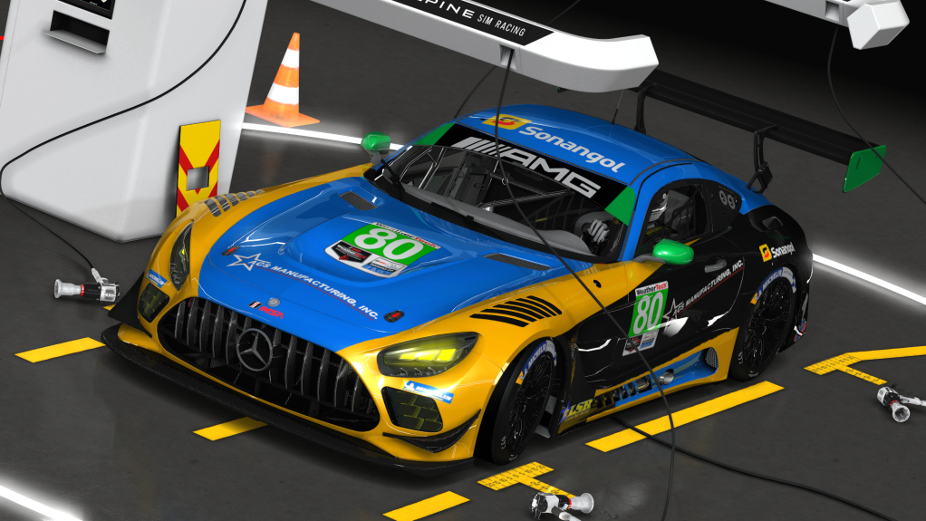 Mercedes-AMG GT3 EVO, skin 80 Lone Star Racing
