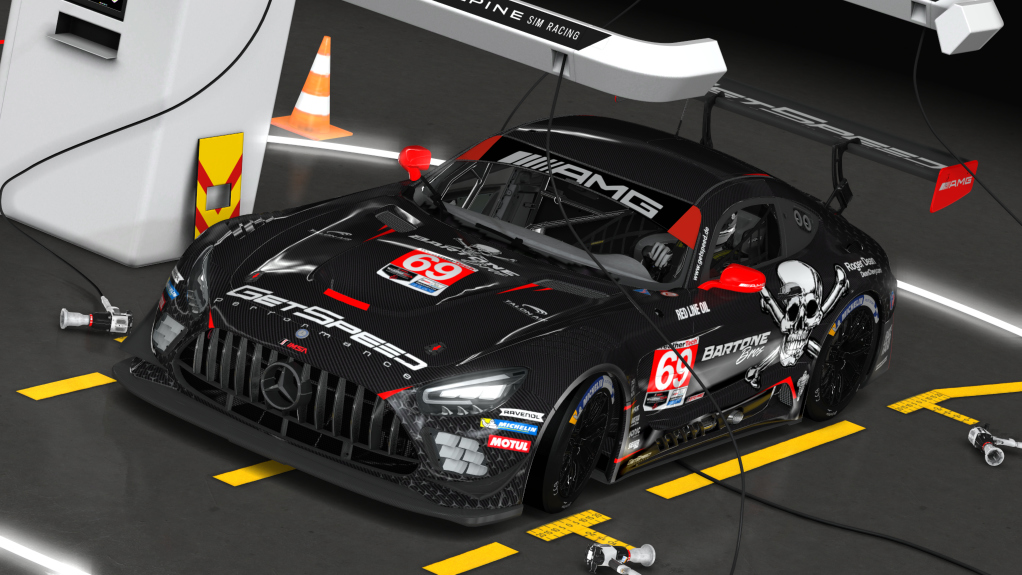 Mercedes-AMG GT3 EVO, skin GTD Pro 2025 - Bartone Racing #69