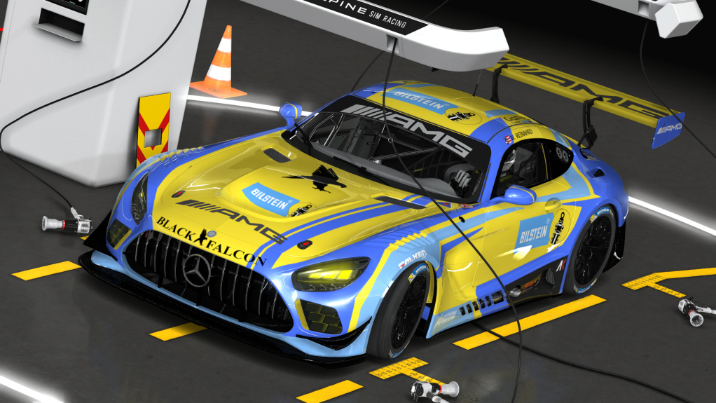 Mercedes-AMG GT3 EVO, skin Mercedes Evo Bilstein Racing