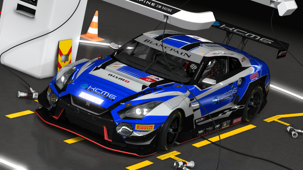 Nissan GT-R GT3, skin kcmg_blancpain_#18