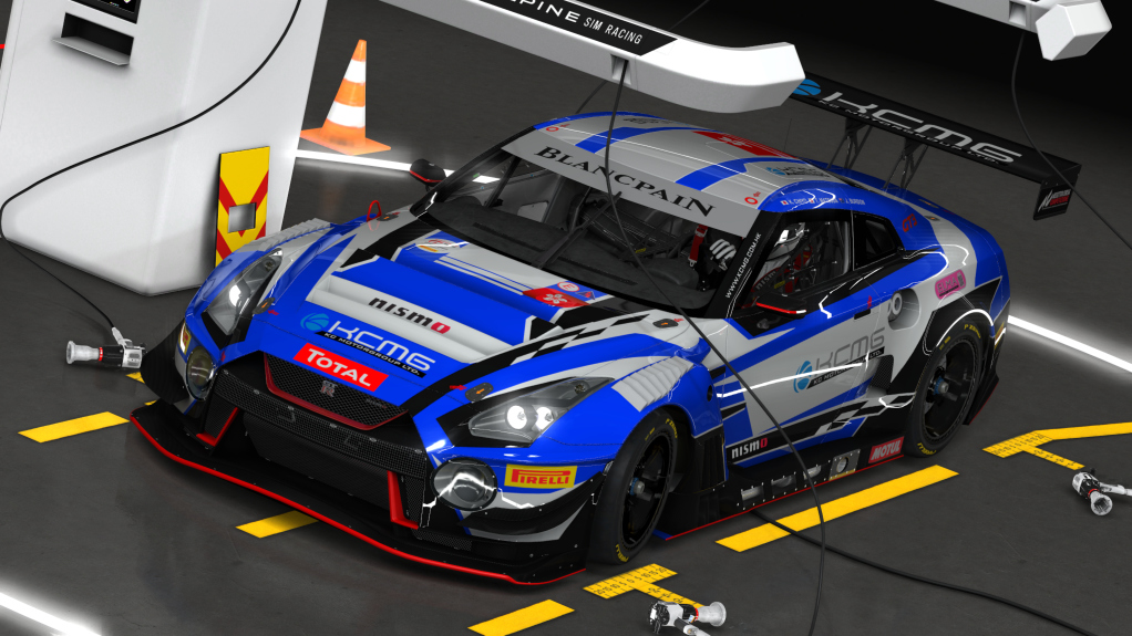 Nissan GT-R GT3, skin kcmg_blancpain_#35