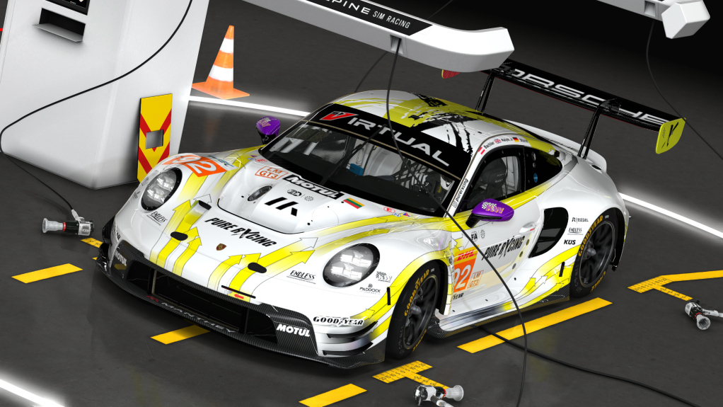 Porsche 992 GT3 R, skin 2024 WEC Manthey Purerxcing #92