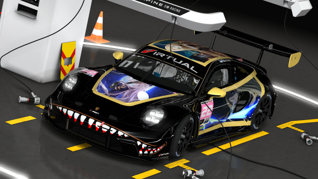Porsche 992 GT3 R, skin 22 E Dembrowky