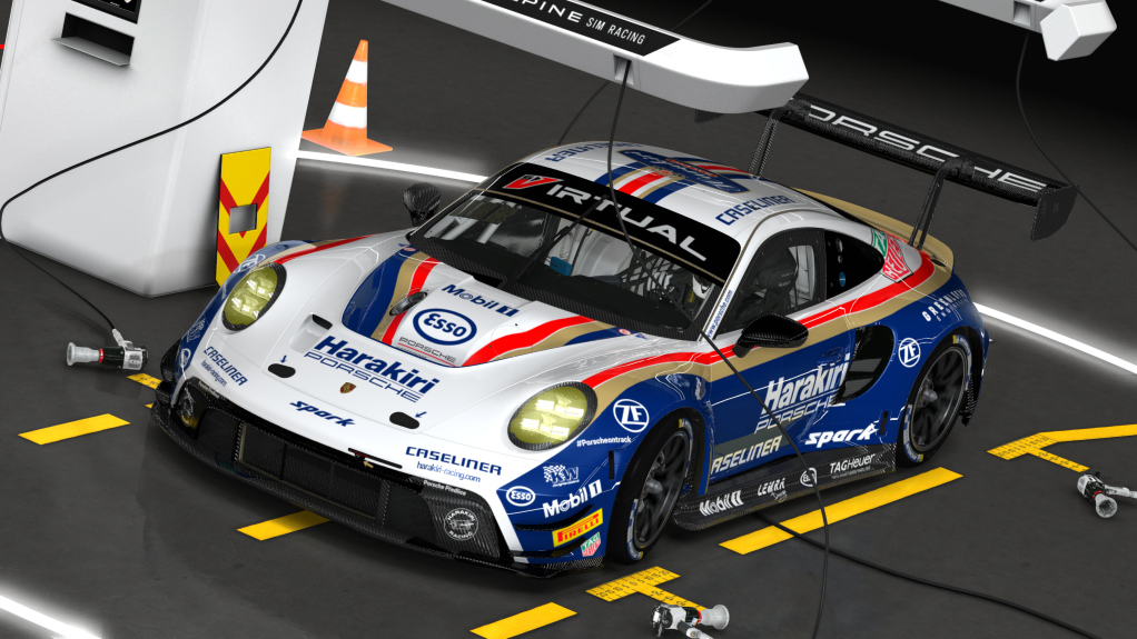 Porsche 992 GT3 R, skin Harakiri- copia