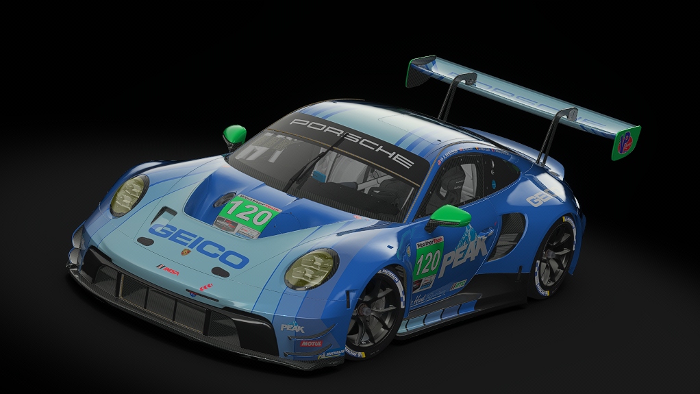 Porsche 992 GT3 R, skin TNP MDR #120 A.SAGASTIZABAL - T15 Daytona