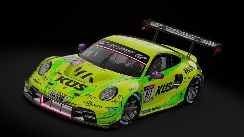 Porsche 992 GT3 R, skin TNP MDR #911 O.BENITEZ - T15 Bathurst