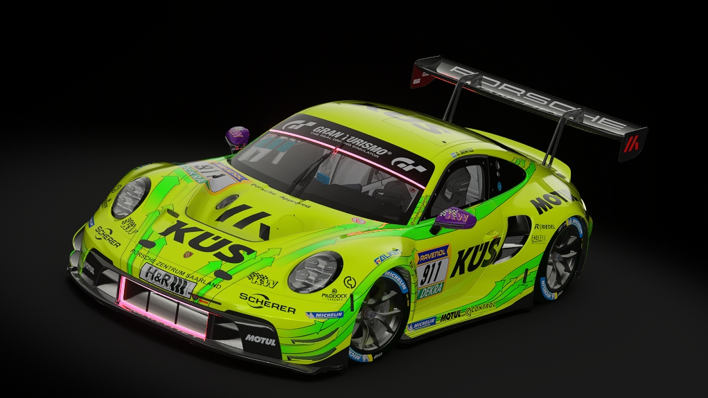 Porsche 992 GT3 R, skin TNP MDR #911 O.BENITEZ - T15 Daytona
