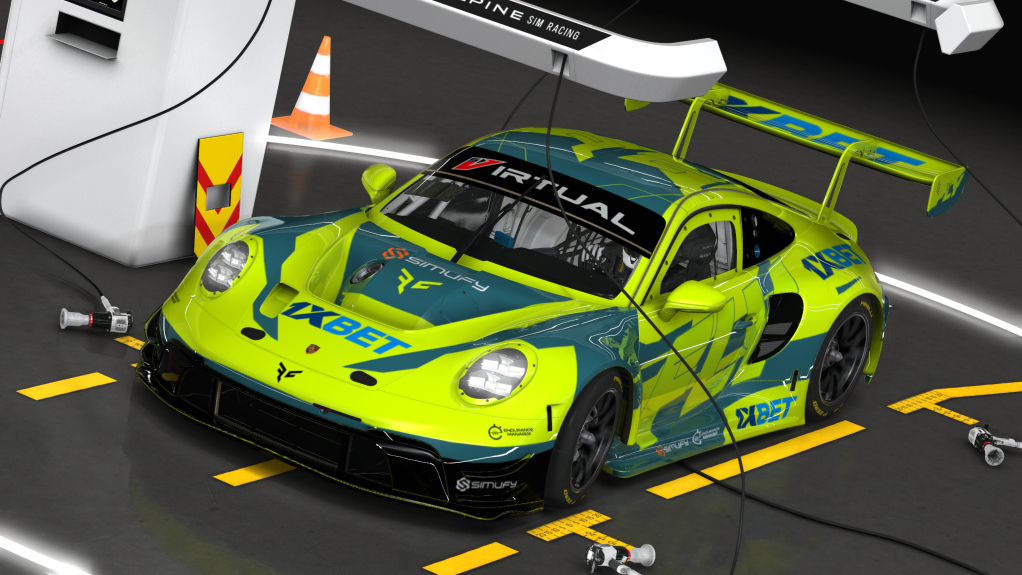 Porsche 992 GT3 R, skin Thiago Zarlenga