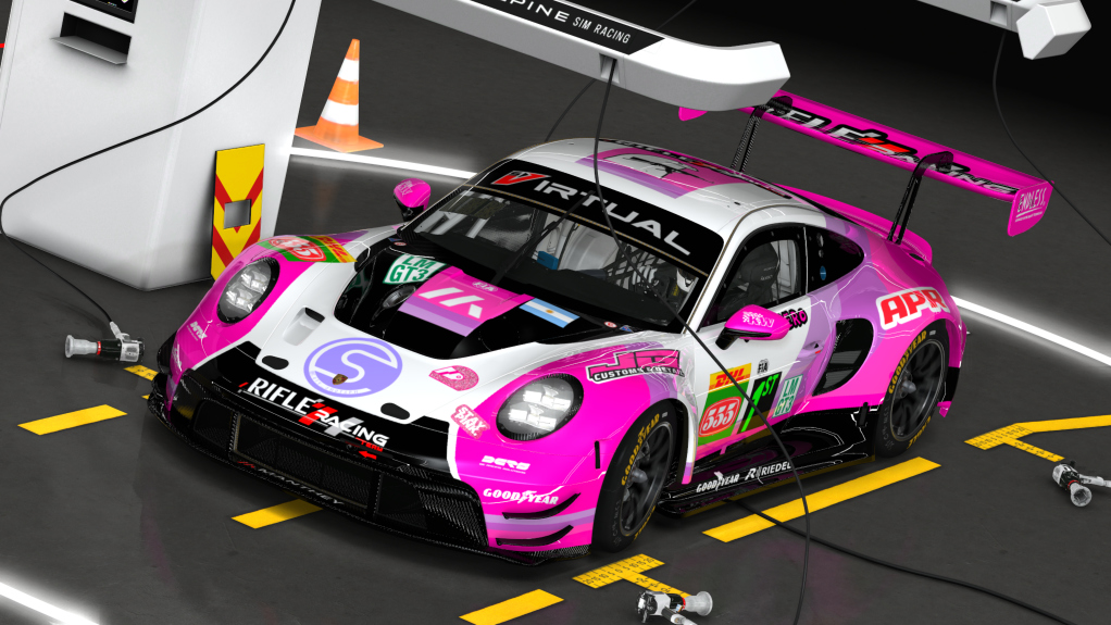 Porsche 992 GT3 R, skin nur Daniel Daghero