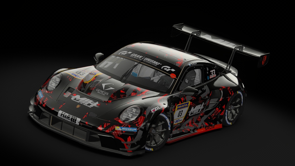 Porsche 992 GT3 R, skin nur G.VILLA