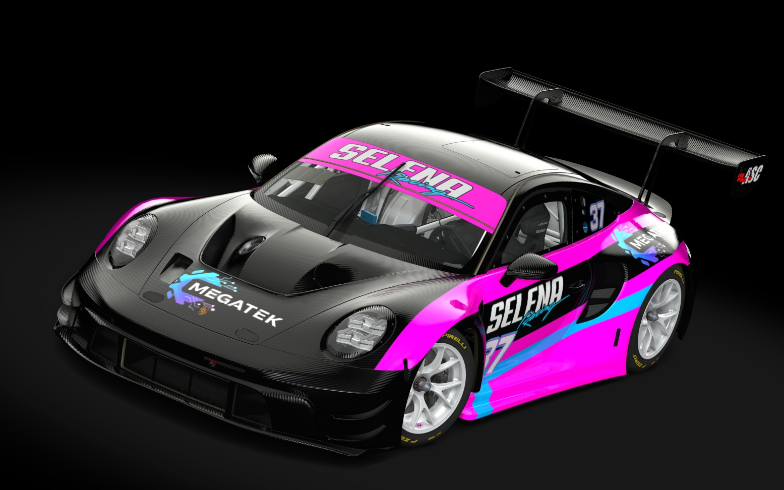 Porsche 992 GT3 R, skin nur Peter Durand