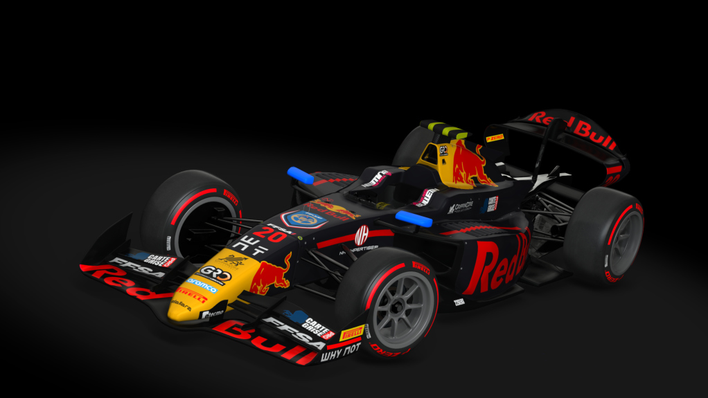 ACFL F2 2024, skin 20_Campos_Racing_Isack_Hadjar