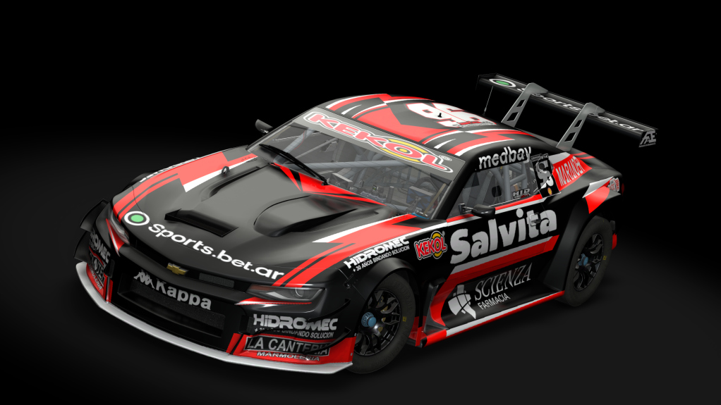 Chevrolet Camaro TC 2025, skin 2026_#096_Juan Cruz BENVENUTI