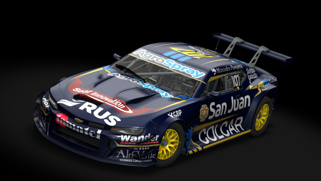Chevrolet Camaro TC 2025, skin 2026_#107_Tobias MARTINEZ
