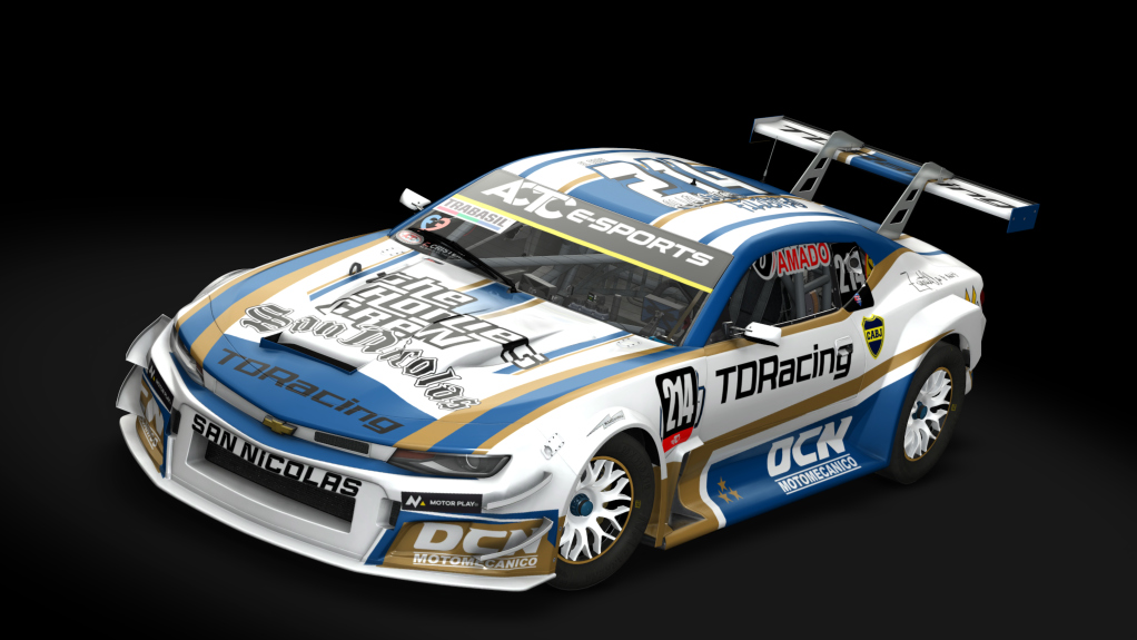 Chevrolet Camaro TC 2025, skin eTC26_Augusto FILISTEO