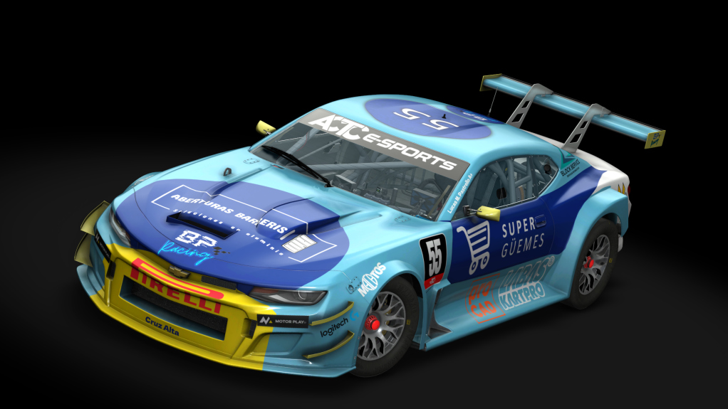 Chevrolet Camaro TC 2025, skin eTC26_Lucas PASTRELLO