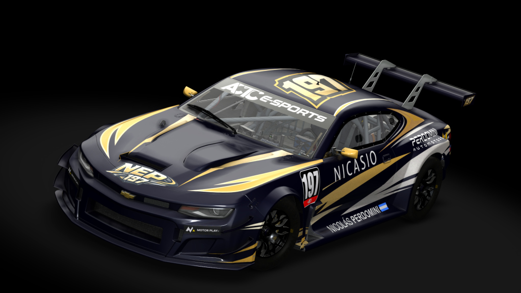 Chevrolet Camaro TC 2025, skin eTC26_Nicolas PERDOMINI