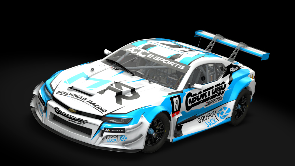 Chevrolet Camaro TC 2025, skin eTC26_Walter ZELAYA