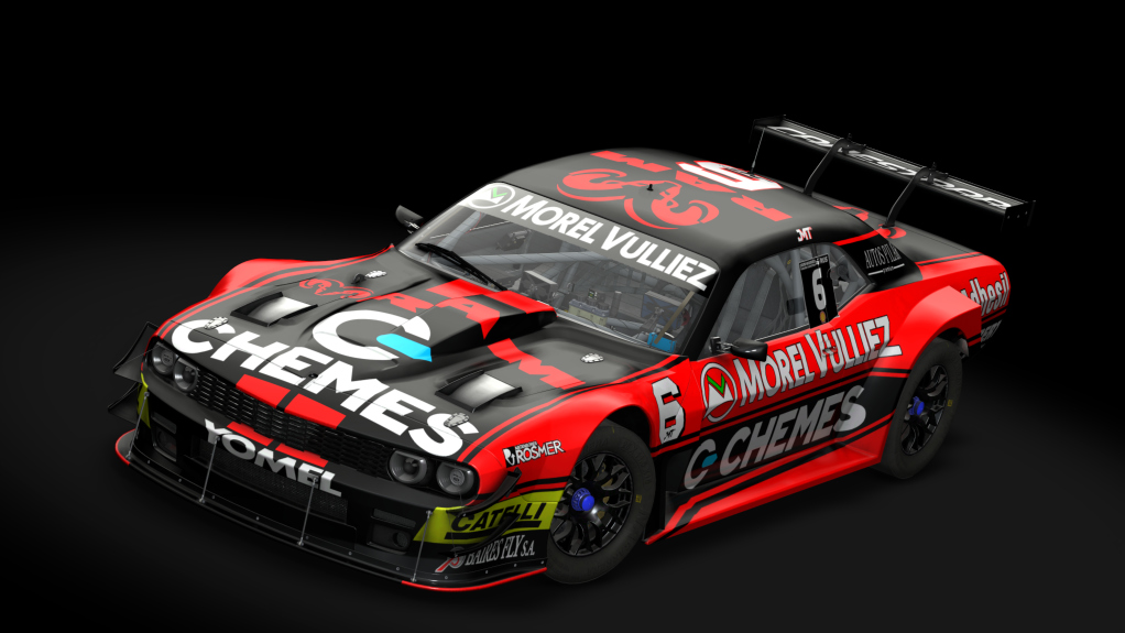 Dodge Challenger TC 2025, skin 2026_#006_Juan Martin TRUCCO