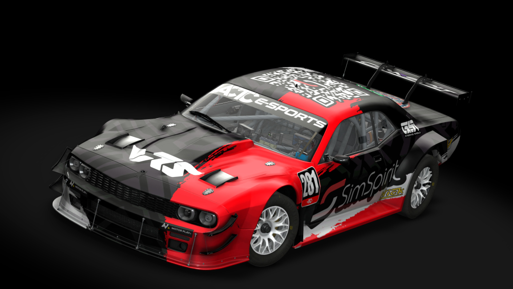 Dodge Challenger TC 2025, skin eTC26_Agustin PARIS