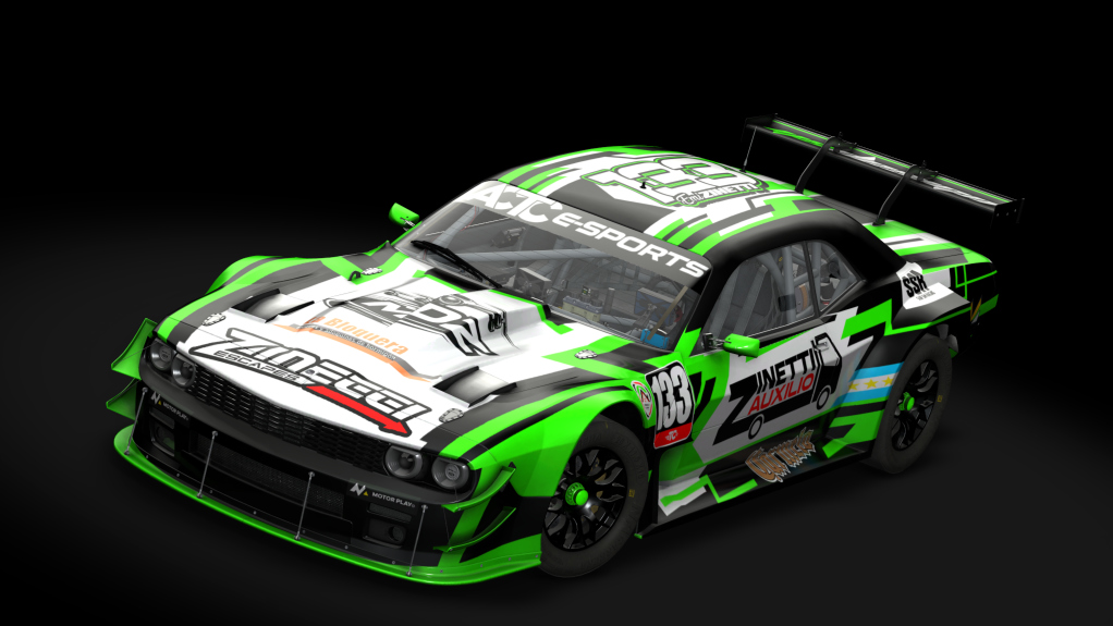 Dodge Challenger TC 2025, skin eTC26_Emilio ZINETTI