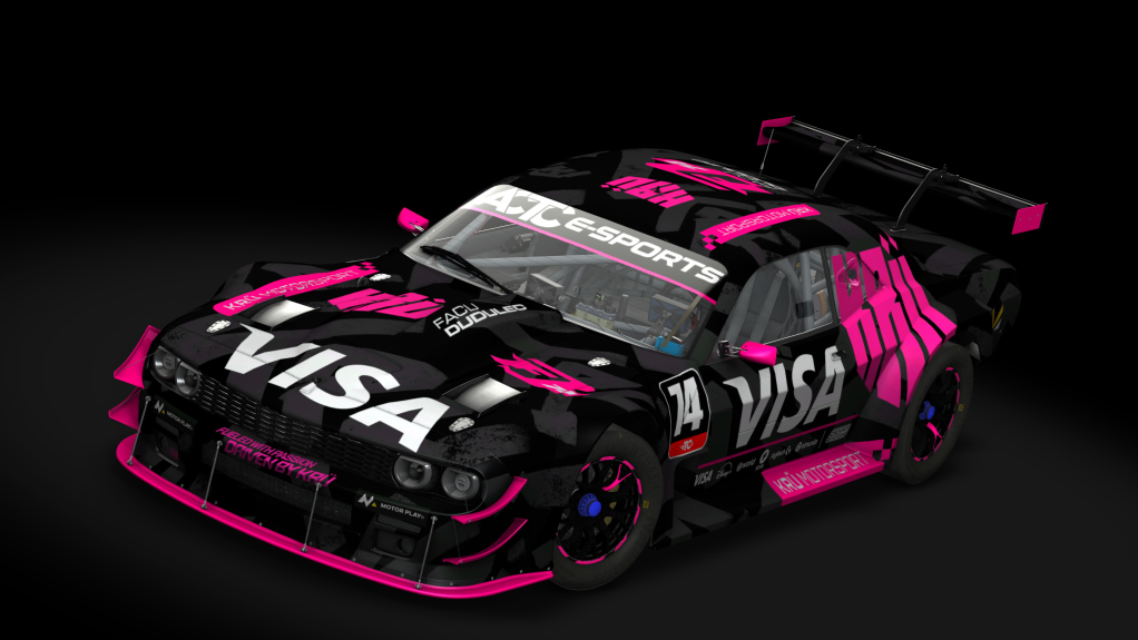 Dodge Challenger TC 2025, skin eTC26_Facundo DUDULEC