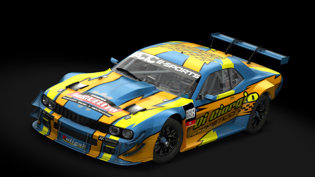Dodge Challenger TC 2025, skin eTC26_Facundo LIERMAN