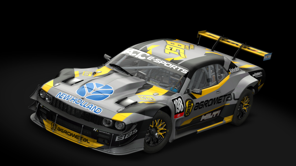 Dodge Challenger TC 2025, skin eTC26_Juan TISERA