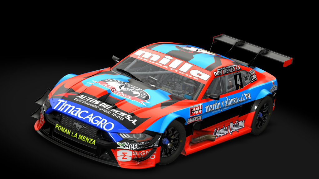 Ford Mustang TC 2025, skin 2026_#004_German TODINO