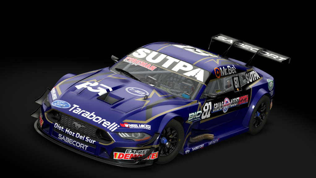 Ford Mustang TC 2025, skin 2026_#081_Lucas CARABAJAL