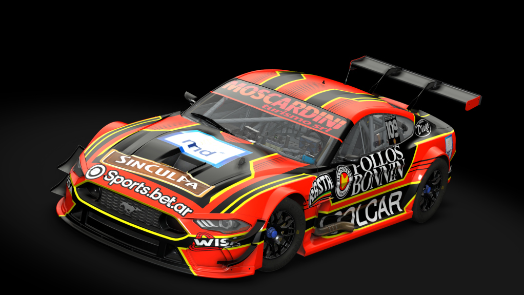 Ford Mustang TC 2025, skin 2026_#109_Nicolas MOSCARDINI