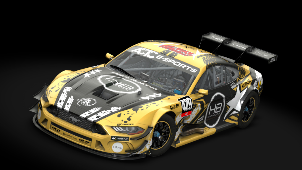 Ford Mustang TC 2025, skin eTC26_Facundo BUSSO