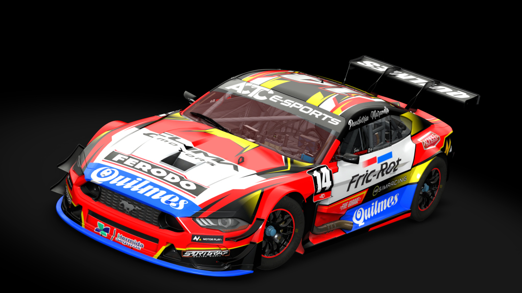 Ford Mustang TC 2025, skin eTC26_Facundo HERMIDA