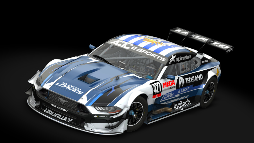 Ford Mustang TC 2025, skin eTC26_Valentino LOACES