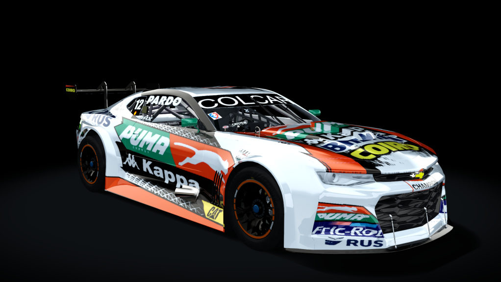 TC NG Chevrolet Camaro 2025, skin 12 - Gastón Mazzacane