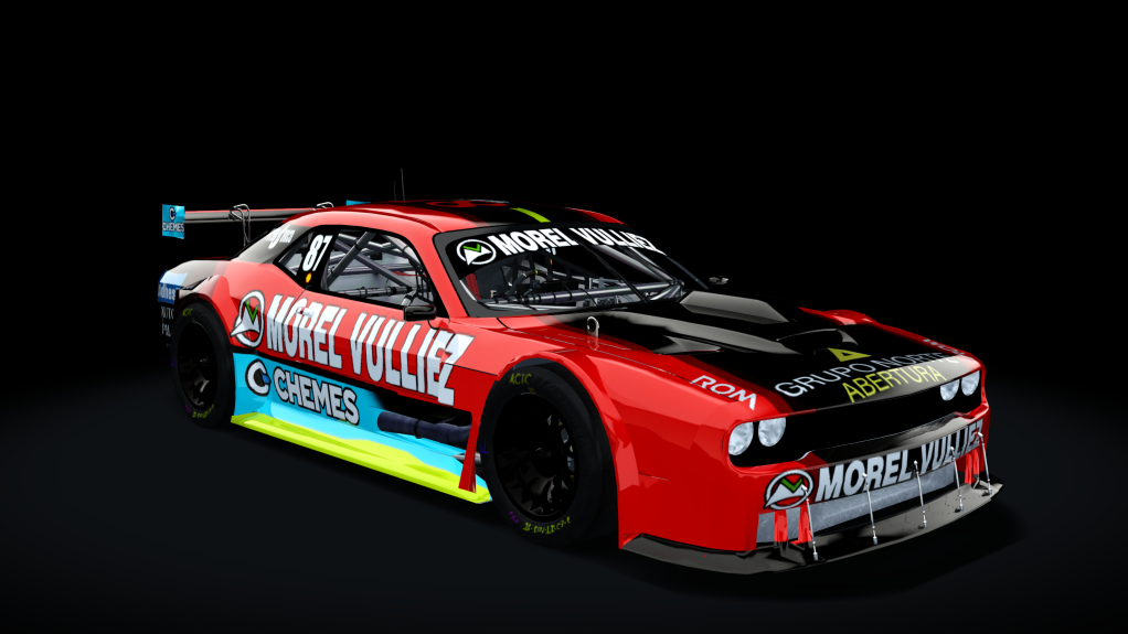 TC NG Dodge Challenger 2025, skin 87 - Juan Martín Trucco