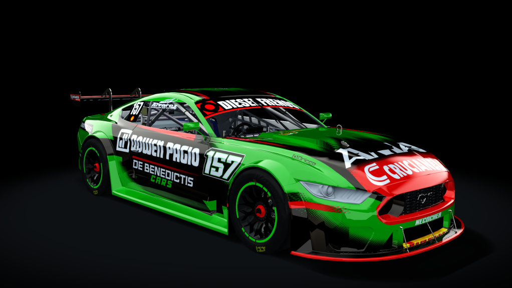 TC NG Ford Mustang 2025, skin 157 - Juan Bautista De Benedictis
